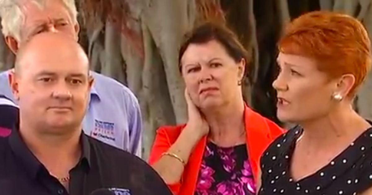 Pauline Hanson Finds Out One Nation Candidate Owns A Sex Shop Live On Tv Huffpost Australia