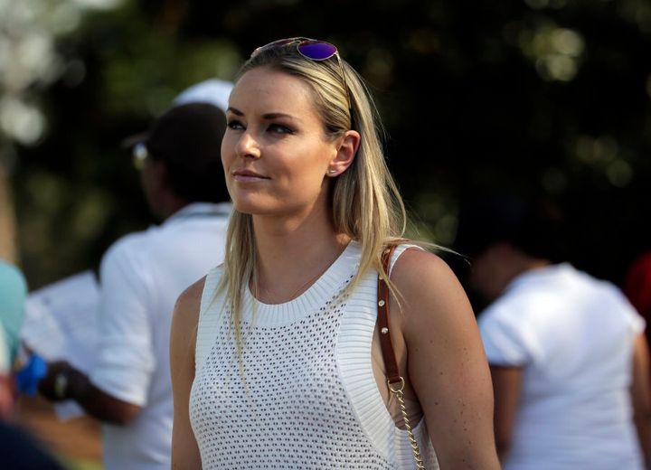 This is U.S. ski champ Lindsey Vonn, who Woods dated from about 2013 to 2015.