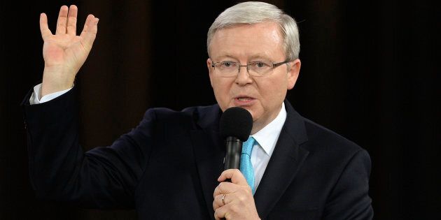 Kevin Rudd wants to be in the U.N. secretary-general