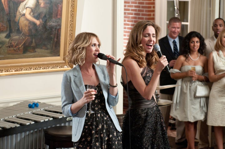 Kristen Wiig and Rose Byrne have a very special kind of "friendship" in 'Bridesmaids'.