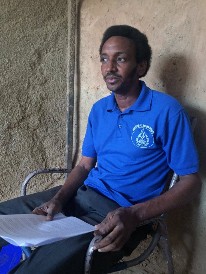 Boubacar Diallo, president of the livestock breeders association of north Tillaberi on the Mali border, goes through a list of over 300 Fulani herders killed by Tuareg raiders in the lawless region, during an interview with Reuters in Niamey, Niger, October 31, 2017.