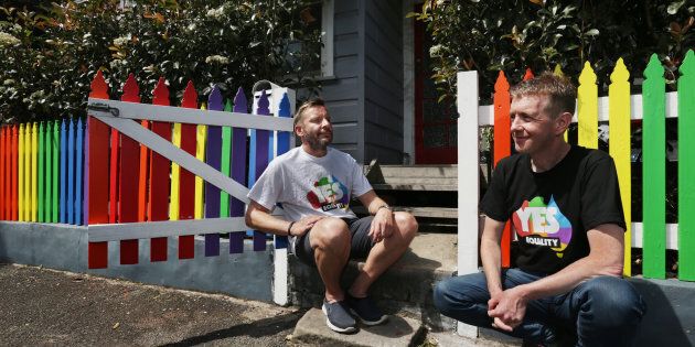 Tiernan Brady (right) reflects on the marriage equality survey