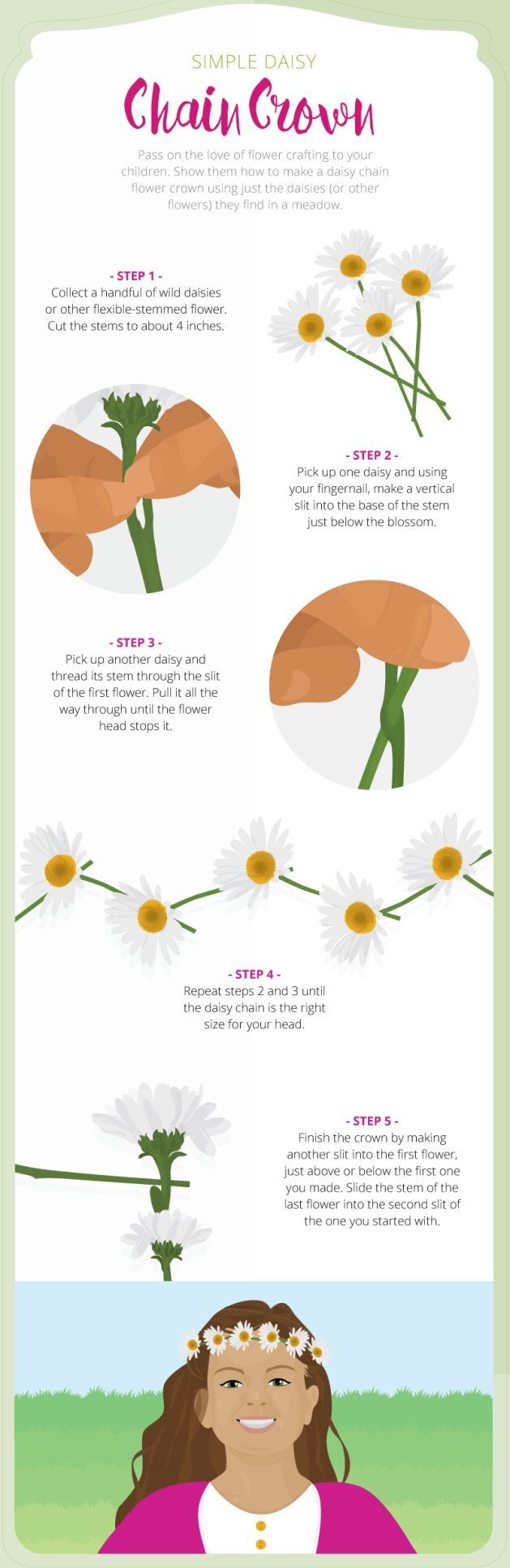 How to make a flower crown with our step-by-step guide