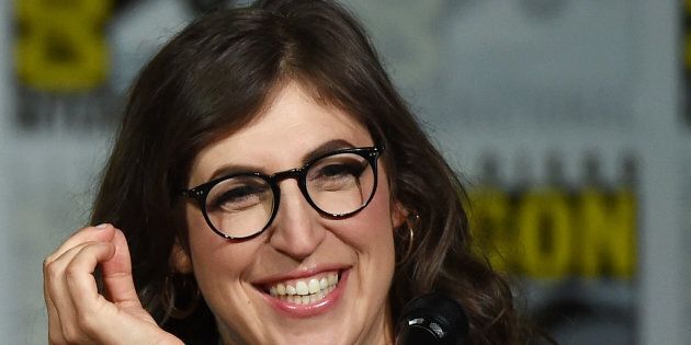 SAN DIEGO, CA - JULY 10: Actress Mayim Bialik attends the Inside 'The Big Bang Theory' Writer's Room panel during Comic-Con International 2015 at the San Diego Convention Center on July 10, 2015 in San Diego, California. (Photo by Ethan Miller/Getty Images)