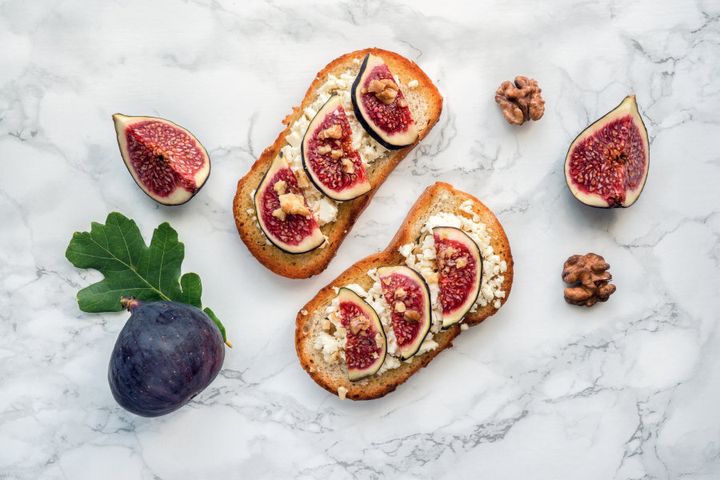 Top your toast with whatever delicious fruits are in season.