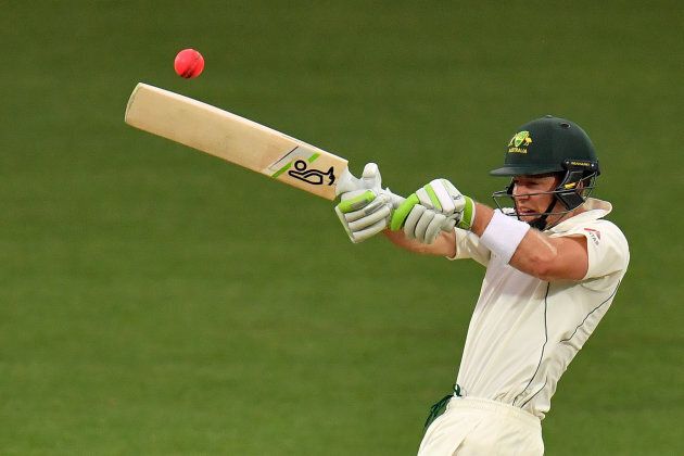 Paine in action against England recently batting for the Cricket Australia XI