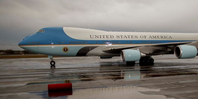BERLIN, GERMANY - NOVEMBER 18: A red carped is rolled out for U.S. President Barack Obama boarding Air Force One as he departs following talks with European leaders on November 18, 2016 in Berlin, Germany. Obama is on his last trip to Europe as U.S. President. (Photo by Carsten Koall/Getty Images)