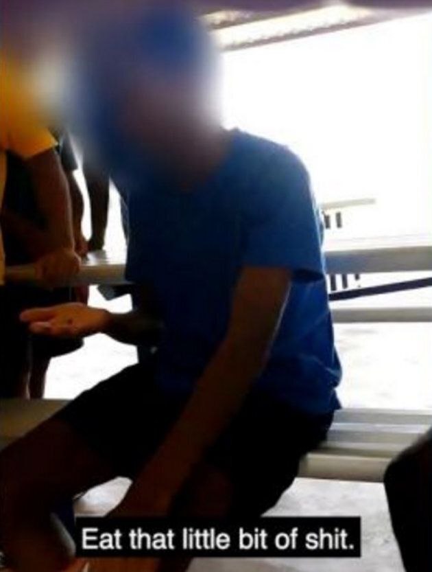 A former Northern Territory youth prison guard admitted to jokingly asking detainees to perform oral sex on him, urging a child to eat faeces and filming a boy urinating.
