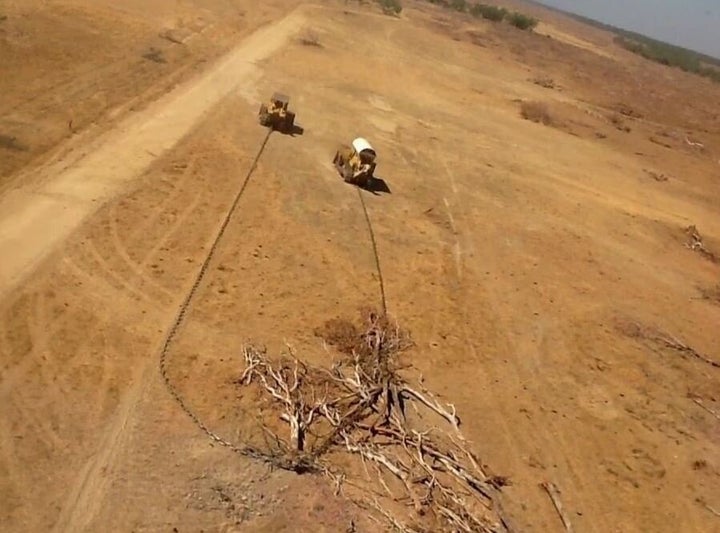 With two bulldozers and a chain, you can basically bugger up a huge chunk of Australia.