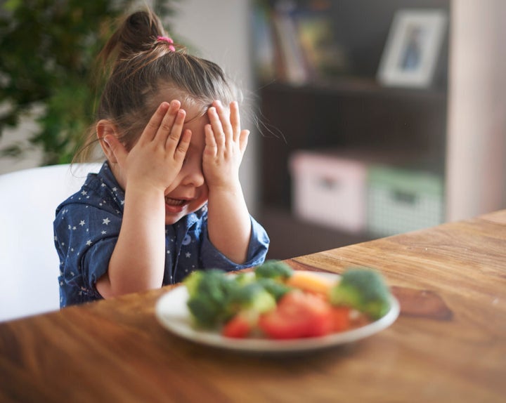 No wonder kids hate vegetables when they're served like this.