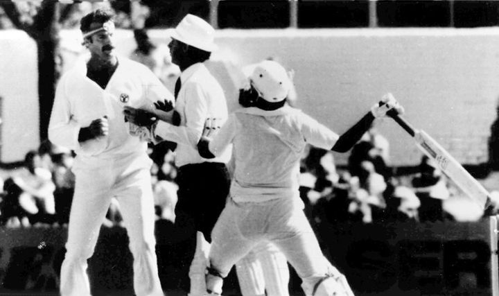 The world's most famous onfield cricket stoush -- between Australian fast bowler Dennis Lillee, left and Pakistan batsman Javed Miandad in 1981 -- shows that the ugliness has been growing for a while and it's not just a millennials thing. But it mostly is.