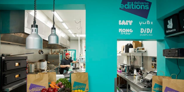 Deliveroo's new delivery-only kitchen.