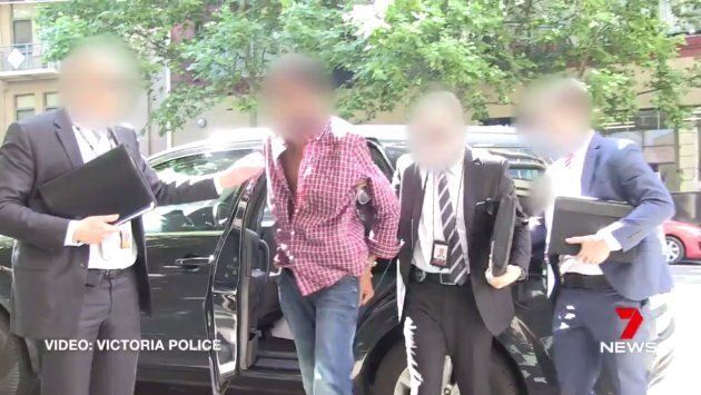An Australian-born 20-year-old with Somalian parents has been arrested in counter-terror raids in Melbourne.