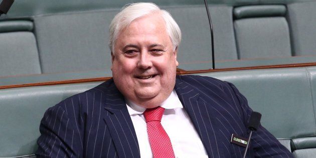 Clive Palmer in February before the diet started.