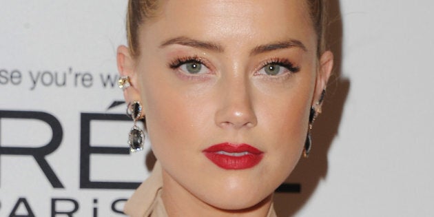 Amber Heard arrives at Glamour Women Of The Year 2016.