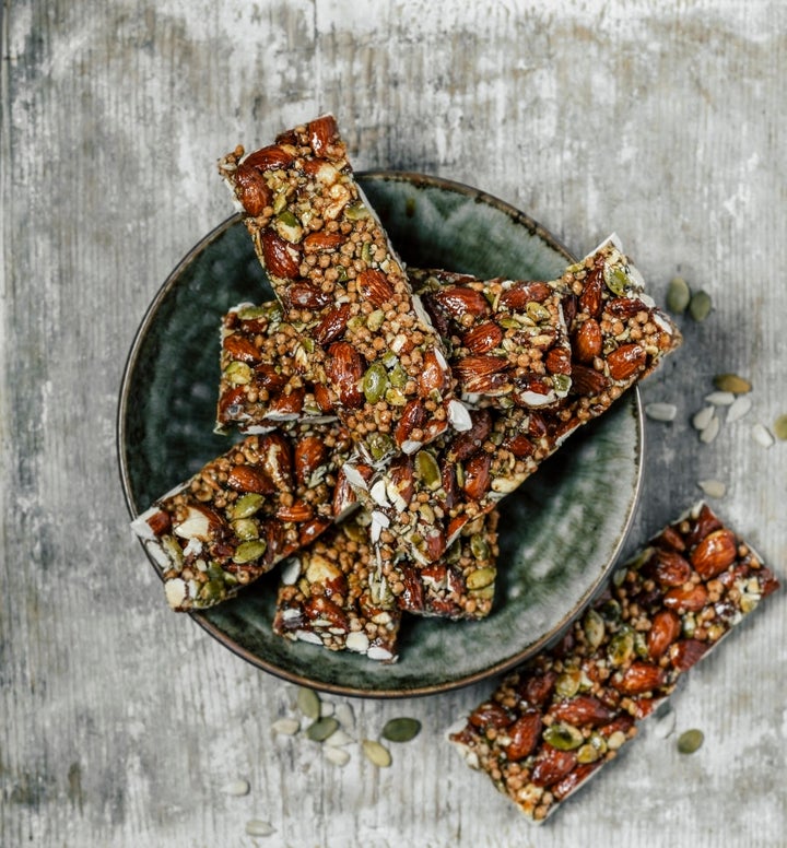 If you're feeling crafty, make your own delicious muesli bars.