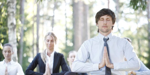 Yoga at work might be great for some people but others might not appreciate it being a 'work thing.'