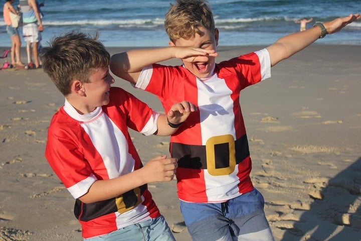 Occasion Surf has taken advantage of the Christmas season to launch its Santa Rashie but the tricky part is there's only a small window of time for marketing.