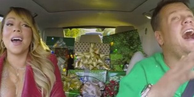 Mariah Carey sings 'All I Want For Christmas Is You' in carpool karaoke