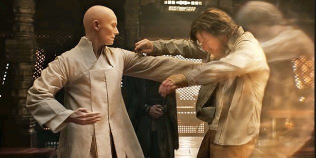 Tilda Swinton as The Ancient One in