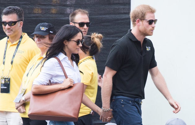 Meghan Markle and Prince Harry at the Invictus Games in Toronto.