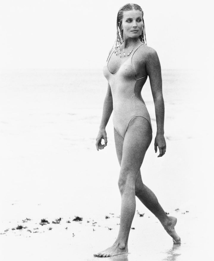 Actress Bo Derek as Samantha Taylor in the 1979 movie 10.