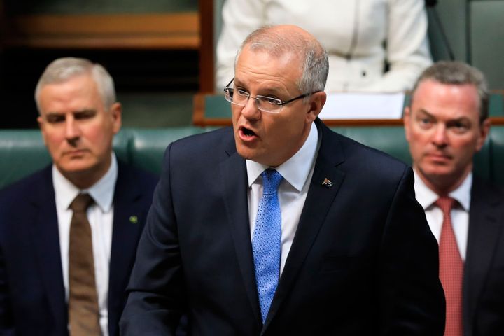Scott Morrison delivers a national apology to child sex abuse victims in the House of Representatives.