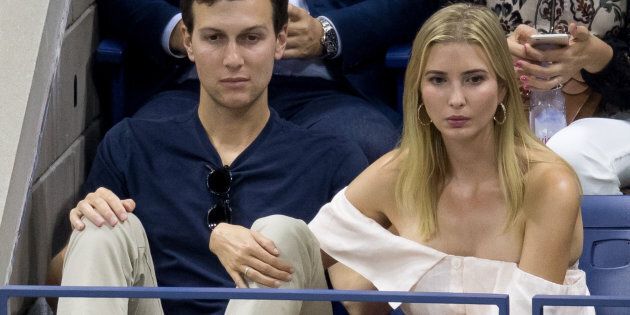 NEW YORK, NY - SEPTEMBER 11: Jared Kushner and Ivanka Trump seen at USTA Billie Jean King National Tennis Center on September 11, 2016 in the Queens borough of New York City. (Photo by Team GT/GC Images)