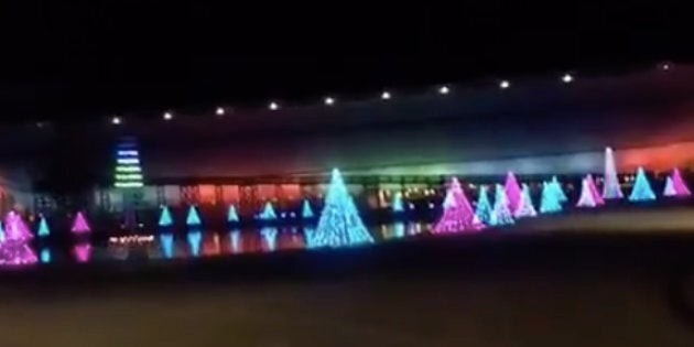 Ark Encounter all dressed up for the holidays.