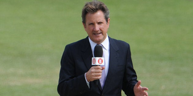 Channel Nine commentator Mark Nicholas was taken from the MCG Boxing Day Test to hospital.