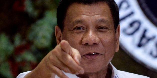 Philippine President Rodrigo Duterte claimed he once hurled a man suspected of rape and murder out of a helicopter.