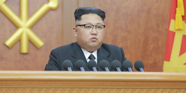 Kim Jong Un delivered a New Year's address in Pyongyang, North Korea, on Sunday, during which he said the country was in the