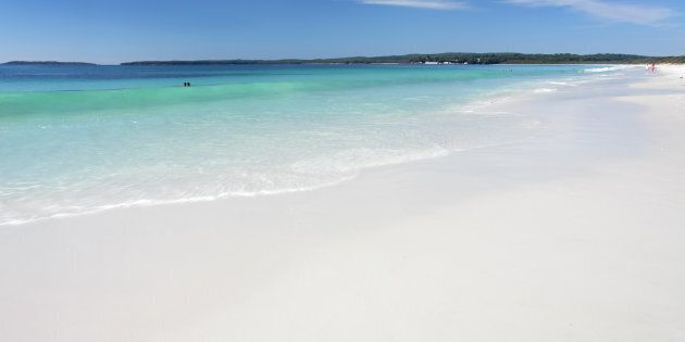 Hyams Beach, on the south coast of NSW, is said to have the whitest sand in the world.