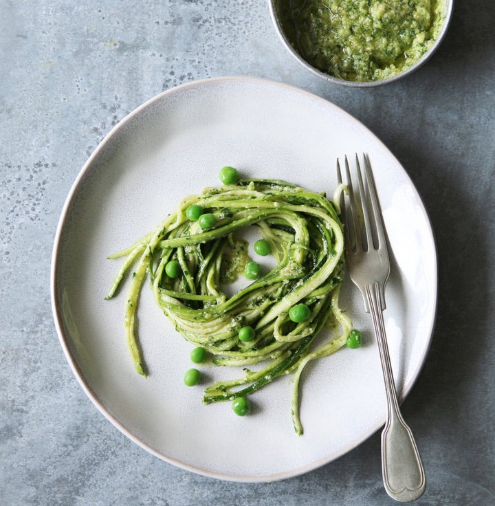 Sub spaghetti for zucchini noodles for a lighter option.