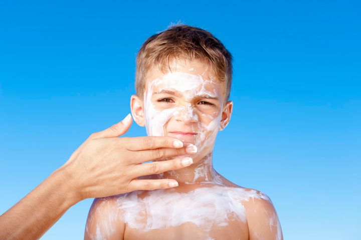 It's important to reapply sunscreen every two hours or after swimming or sweating.