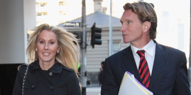 Tania Hird has called for privacy following James Hird's health scare on Wednesday.