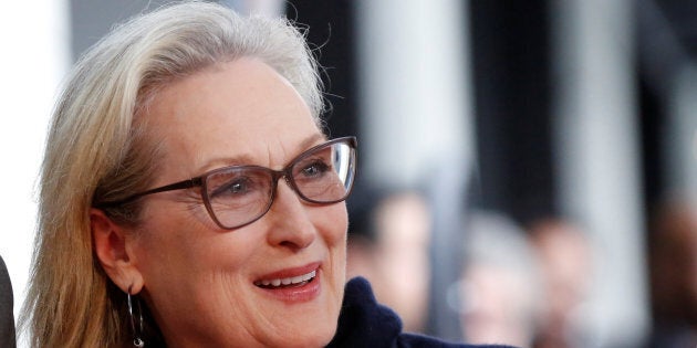 Meryl Streep, Carrie Fisher, & Holly Hunter during Premiere Magazine 3rd Annual Women in Hollywood Awards Lunch at Four Seasons Hotel in Beverly Hills, California, United States. (Photo by SGranitz/WireImage)