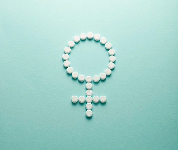 The pill is made from synthetic sex hormones.