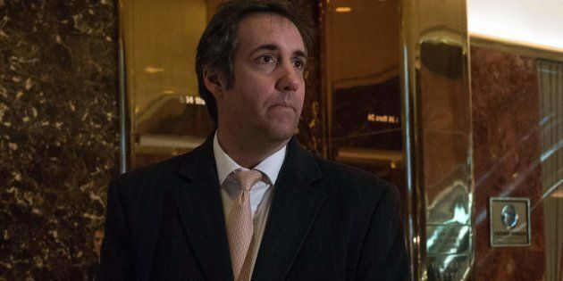 Attorney Michael Cohen arrives at Trump Tower for meetings with President-elect Donald Trump on December 16, 2016 in New York. / AFP / Bryan R. Smith (Photo credit should read BRYAN R. SMITH/AFP/Getty Images)