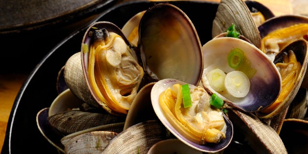 Steamed Manila Clams.