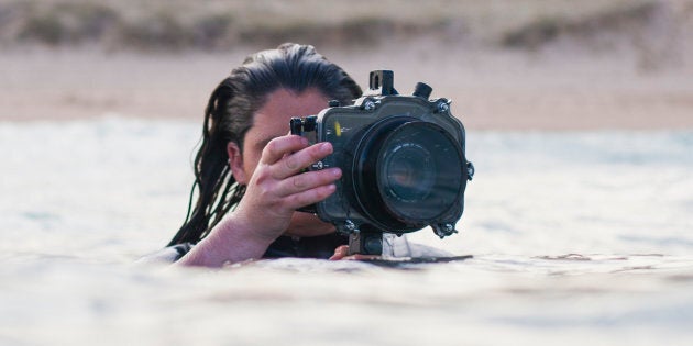 Glasson has her eye on the big waves.