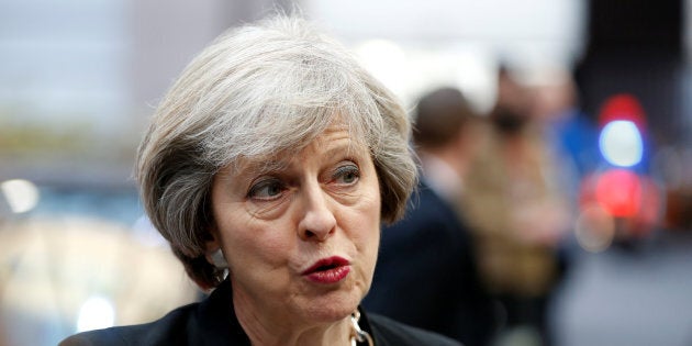 Britain's Prime Minister Theresa May arrives at a European Union leaders summit in Brussels, Belgium December 15, 2016. REUTERS/Francois Lenoir