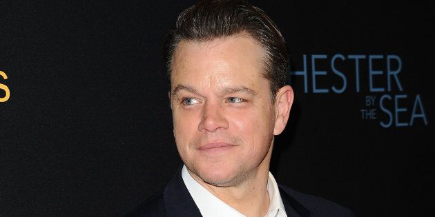 BEVERLY HILLS, CA - NOVEMBER 14: Producer Matt Damon attends the premiere of 'Manchester by the Sea' at Samuel Goldwyn Theater on November 14, 2016 in Beverly Hills, California. (Photo by Jason LaVeris/FilmMagic)