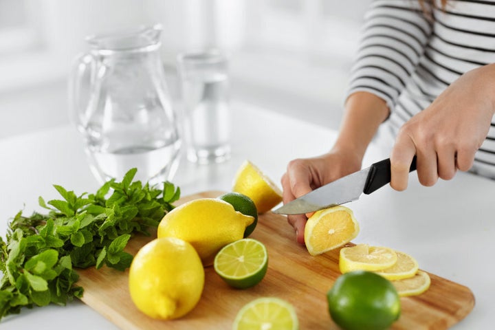 Best to leave the lemon slices for your water, not as the only thing you drink for a week.