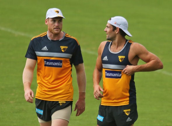 Roughie and Hodgey a couple of years ago