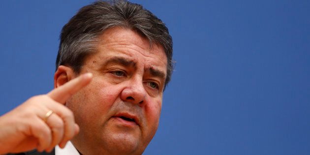 German Economy Minister Sigmar Gabriel addresses a news conference in Berlin Germany, December 19, 2016. REUTERS/Fabrizio Bensch