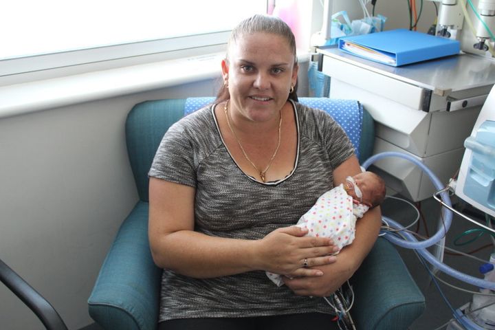 Little Kalijah was born at 31 weeks and is doing well.