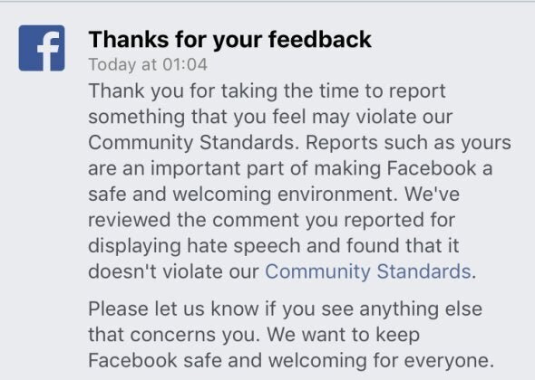 ...and the response we received.