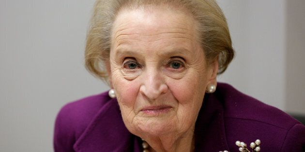 Madeleine Albright is an immigrant herself who fled violence in her birth nation.