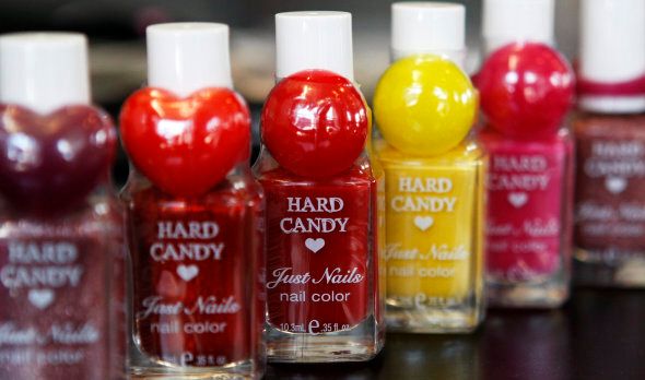 Hard Candy's signature look was the bottle with a plastic 'jelly' ring on top.